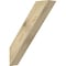 Ekena Millwork 6"W x 26"D x 32"H Traditional Rough Sawn Knee Brace, Douglas Fir BRC06X26X32TRA00RDF - alternate 1